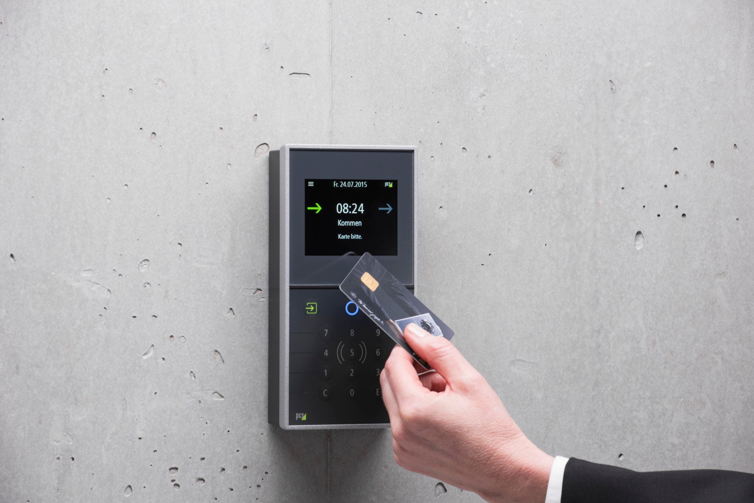Identity and access controls displayed on a workstation