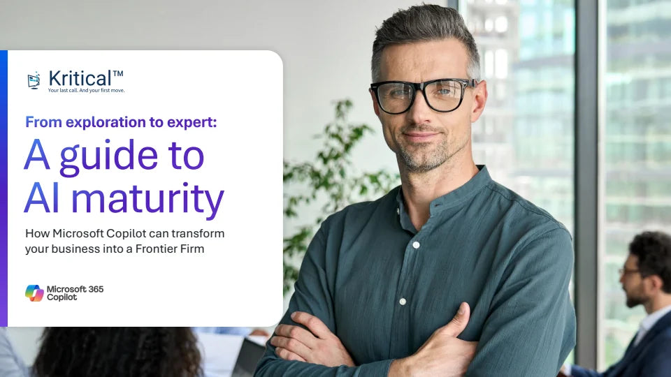 Cover of the Kritical guide to AI maturity with Microsoft 365 Copilot